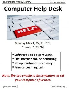 May 2017 Computer Help