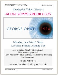 Adult SRP Book Club June 2017