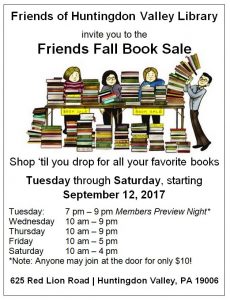 A Friends Fall Book Sale 2017