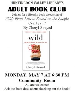 Adult Book Club May 2018