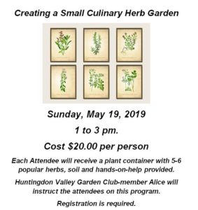 herb garden may 2019