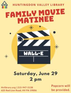 Family Movie Matinee 6-29-19