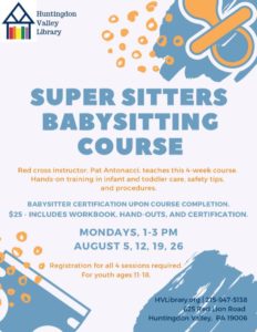 Babysitting Course Aug 2019