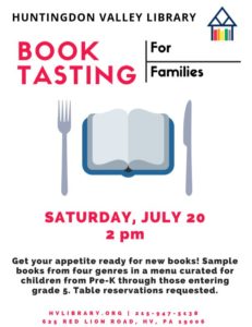 Family Book Tasting 7-20-19