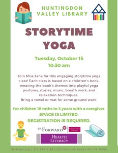 Storytime Yoga 10-15-19