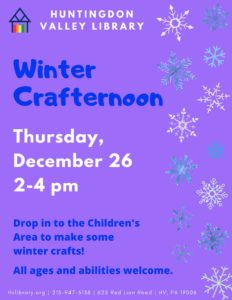 Winter Crafternoon 12-26-19