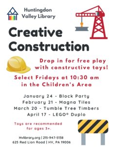 Creative Construction Jan-Apr 2020