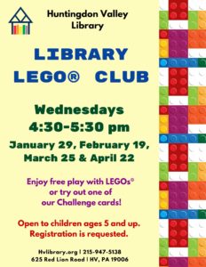 LEGO Club Jan-Apr 2020