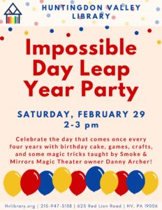 Impossible Day Leap Year Party 2-29-20