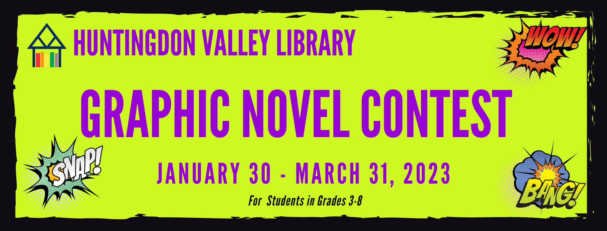 Graphic Novel Contest Huntingdon Valley Library